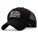Hard Times Make Hard Bastards Patch Snapback Hat - DIRTY COWBOY USA - Flyclothing LLC