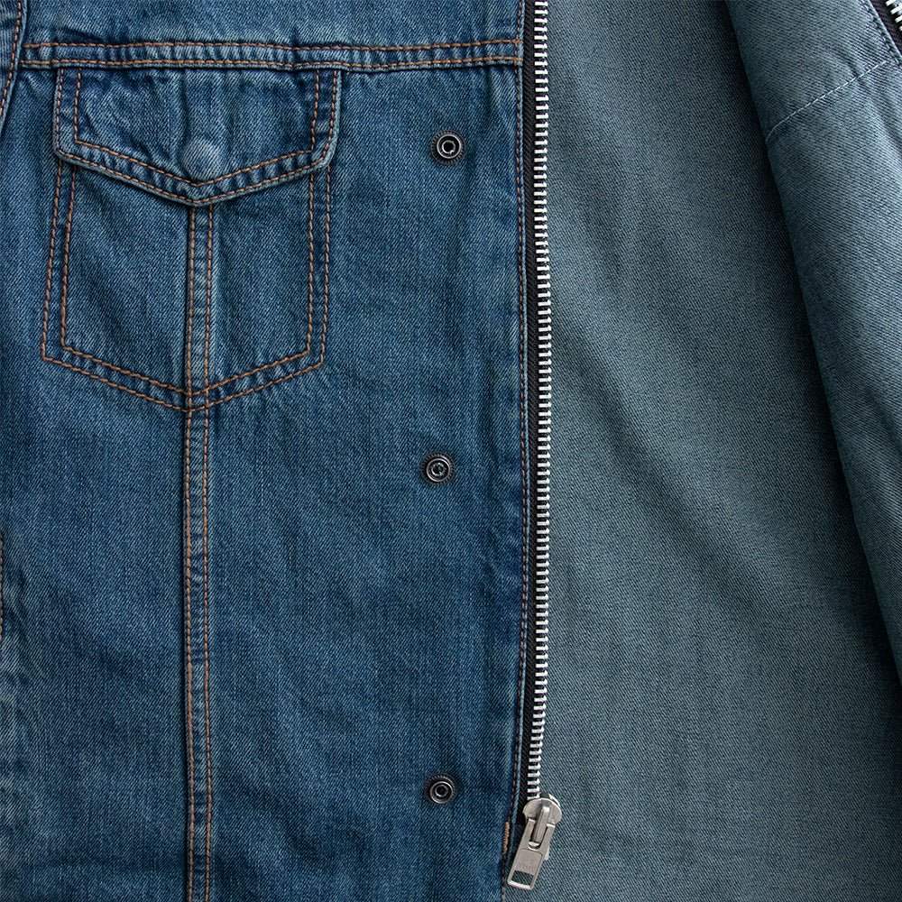 Havoc Men's Denim Motorcycle Vest - First Manufacturing Company - Flyclothing LLC