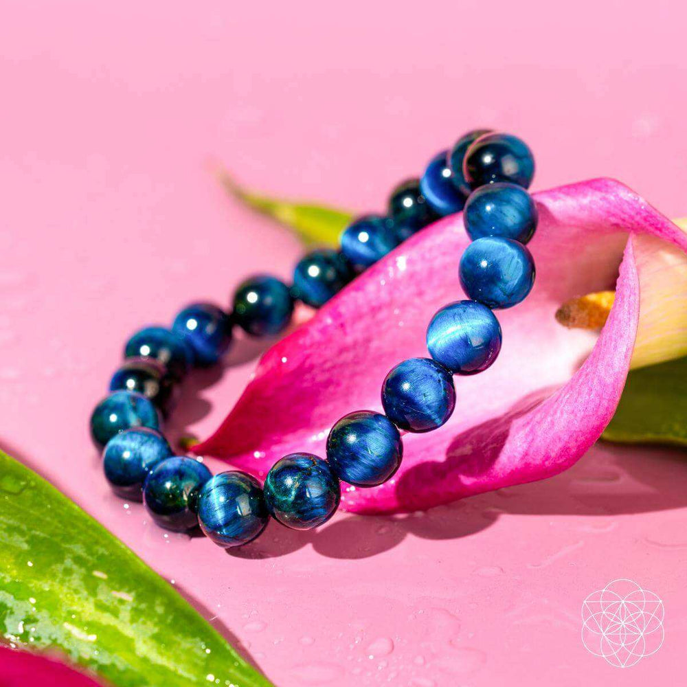 Hawk’s Focus – Royal Blue Tiger’s Eye Bracelet - Conscious Items - Flyclothing LLC