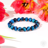 Hawk’s Focus – Royal Blue Tiger’s Eye Bracelet - Conscious Items - Flyclothing LLC
