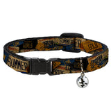 Cat Collar Breakaway - Cali License Plates Stacked Vintage