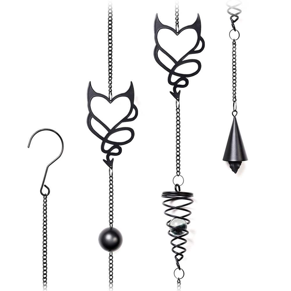 Devil Heart Hanging Decoration / Wind Chime - Alchemy of England - Flyclothing LLC