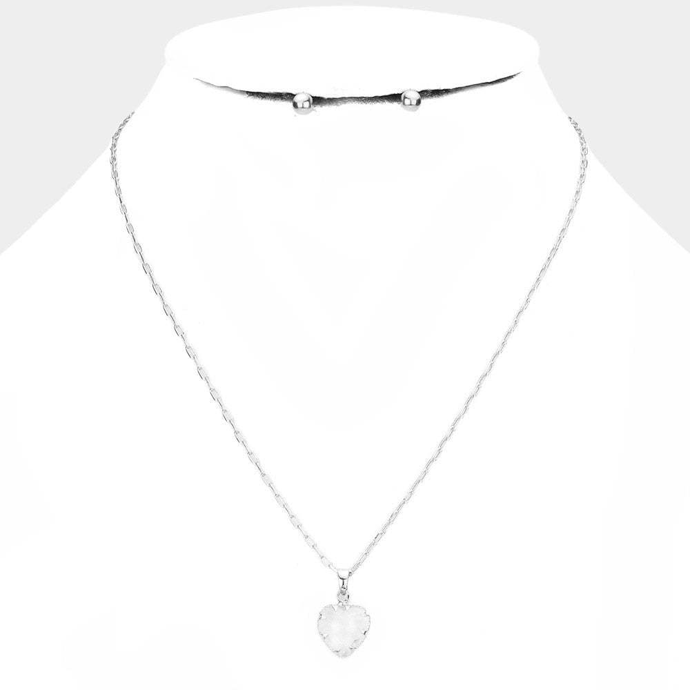 Heart Pendant Necklace - Madeline Love - Flyclothing LLC