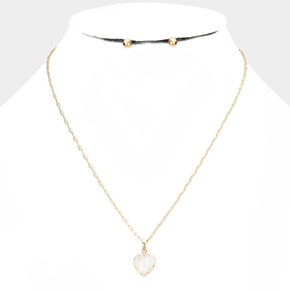 Heart Pendant Necklace - Madeline Love - Flyclothing LLC