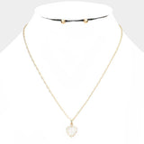 Heart Pendant Necklace - Madeline Love - Flyclothing LLC