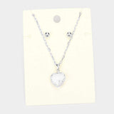 Heart Pendant Necklace - Madeline Love - Flyclothing LLC