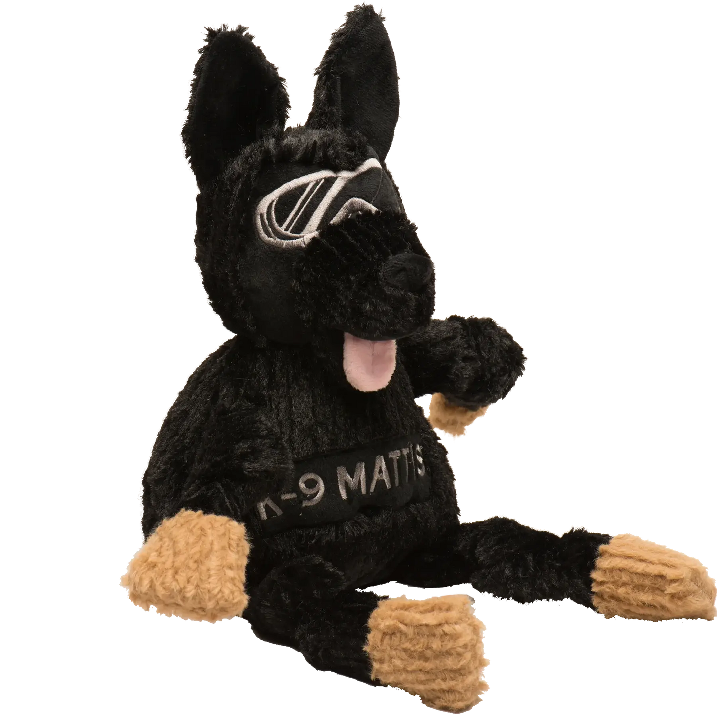 HuggleCause™, Project K-9 Hero, K-9 Mattis Knottie® Plush Dog Toy, Large - HuggleHounds - Flyclothing LLC