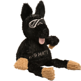 HuggleCause™, Project K-9 Hero, K-9 Mattis Knottie® Plush Dog Toy, Large - HuggleHounds - Flyclothing LLC