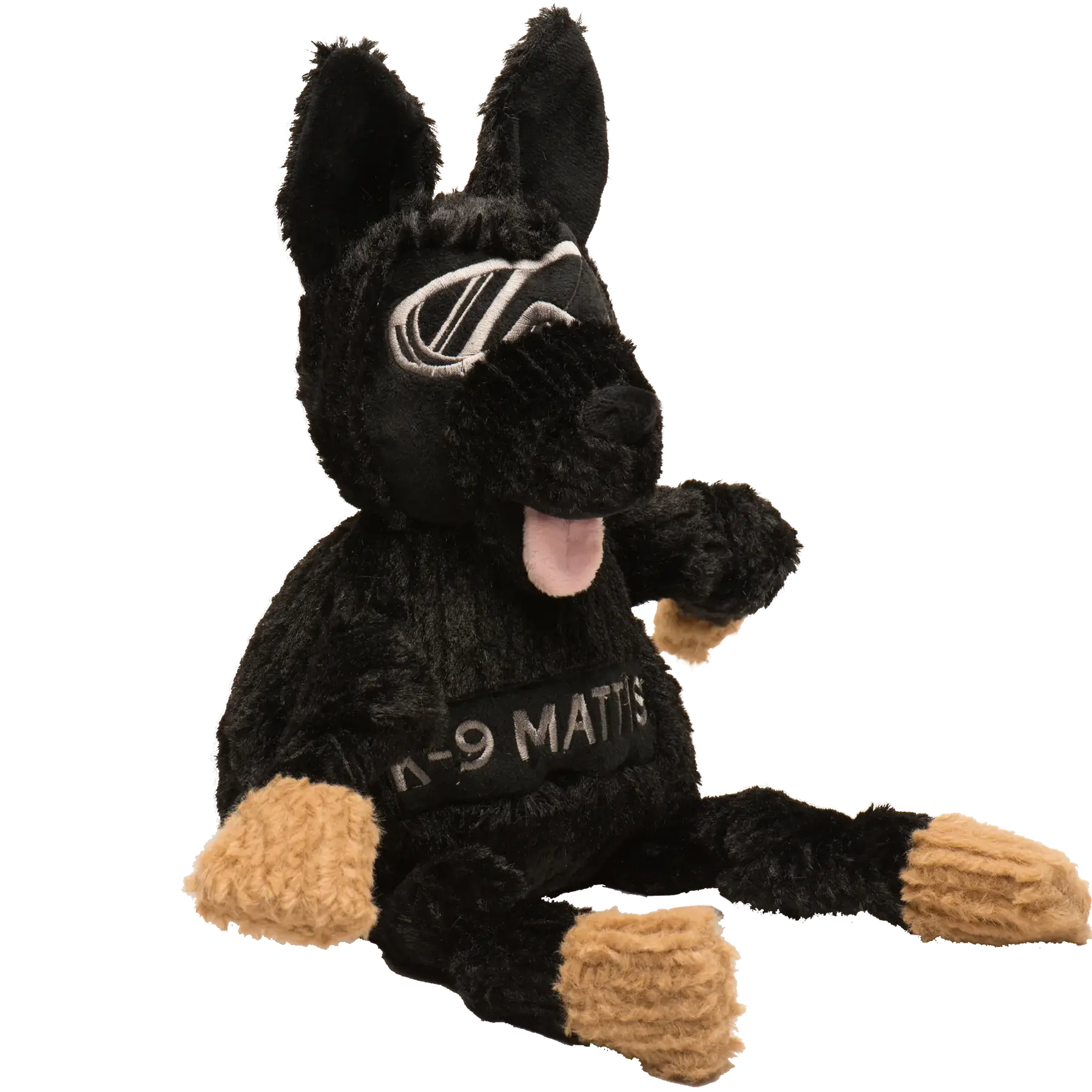 HuggleCause™, Project K-9 Hero, K-9 Mattis Knottie® Plush Dog Toy, Large - HuggleHounds - Flyclothing LLC