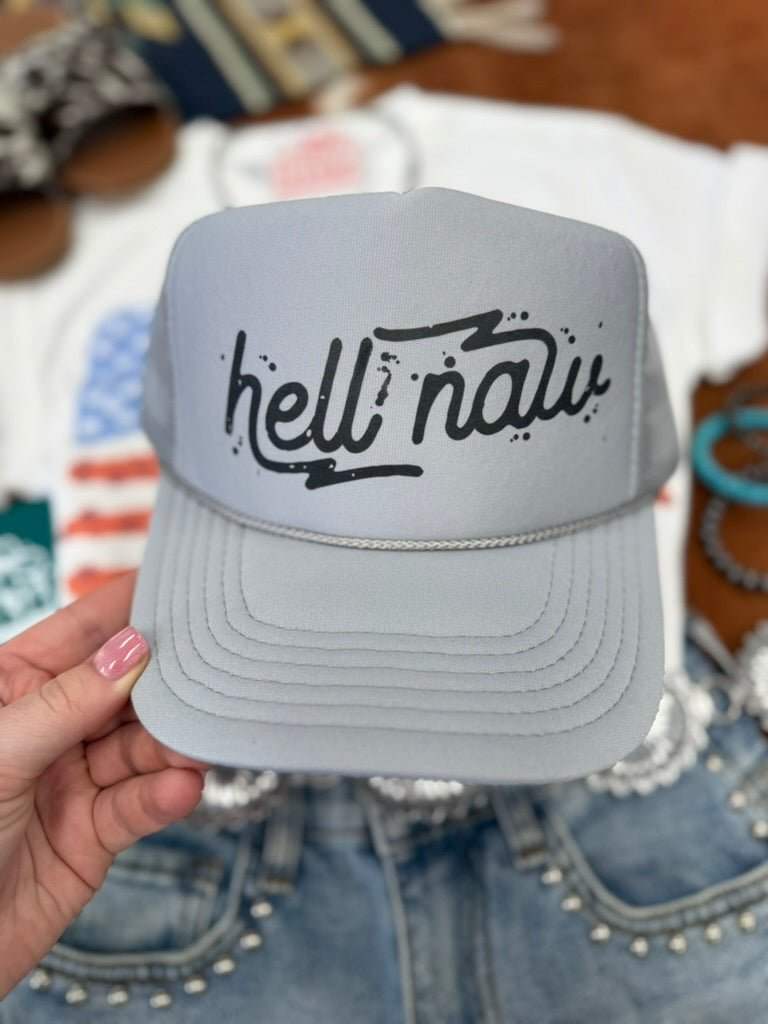 Hell Naw Trucker Hat - Wild Junkie - Flyclothing LLC