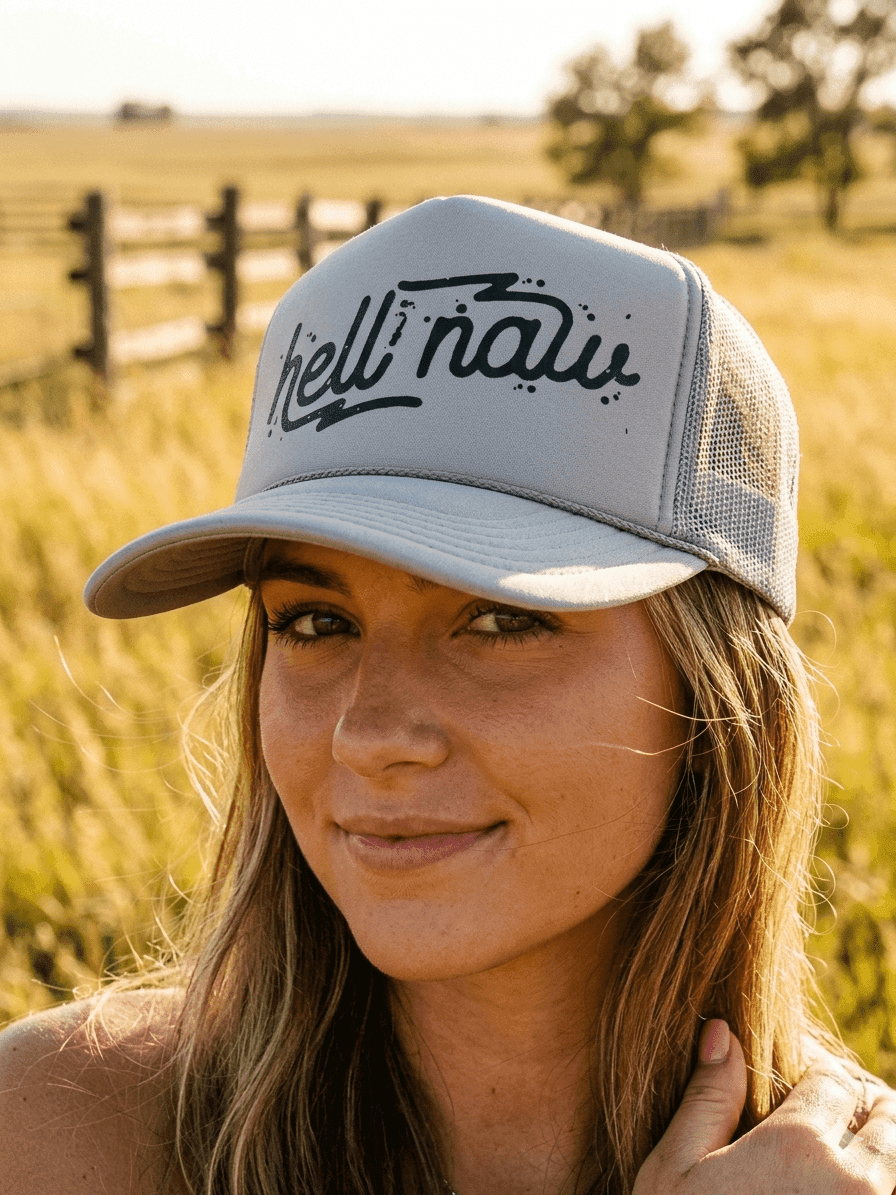 Hell Naw Trucker Hat - Wild Junkie - Flyclothing LLC