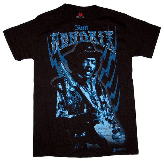Jimi Hendrix Bolts T-Shirt - Jimi Hendrix - Flyclothing LLC