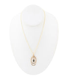 Henley Blue Abalone Golden Pendant Necklace - Barse Jewelry