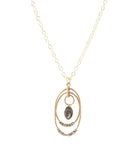 Henley Blue Abalone Golden Pendant Necklace - Barse Jewelry