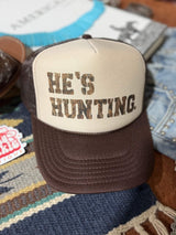 He's Hunting Trucker Hat - Wild Junkie - Flyclothing LLC