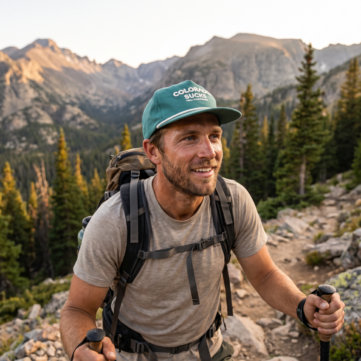The Liar | Green Colorado Sucks Trucker Hat