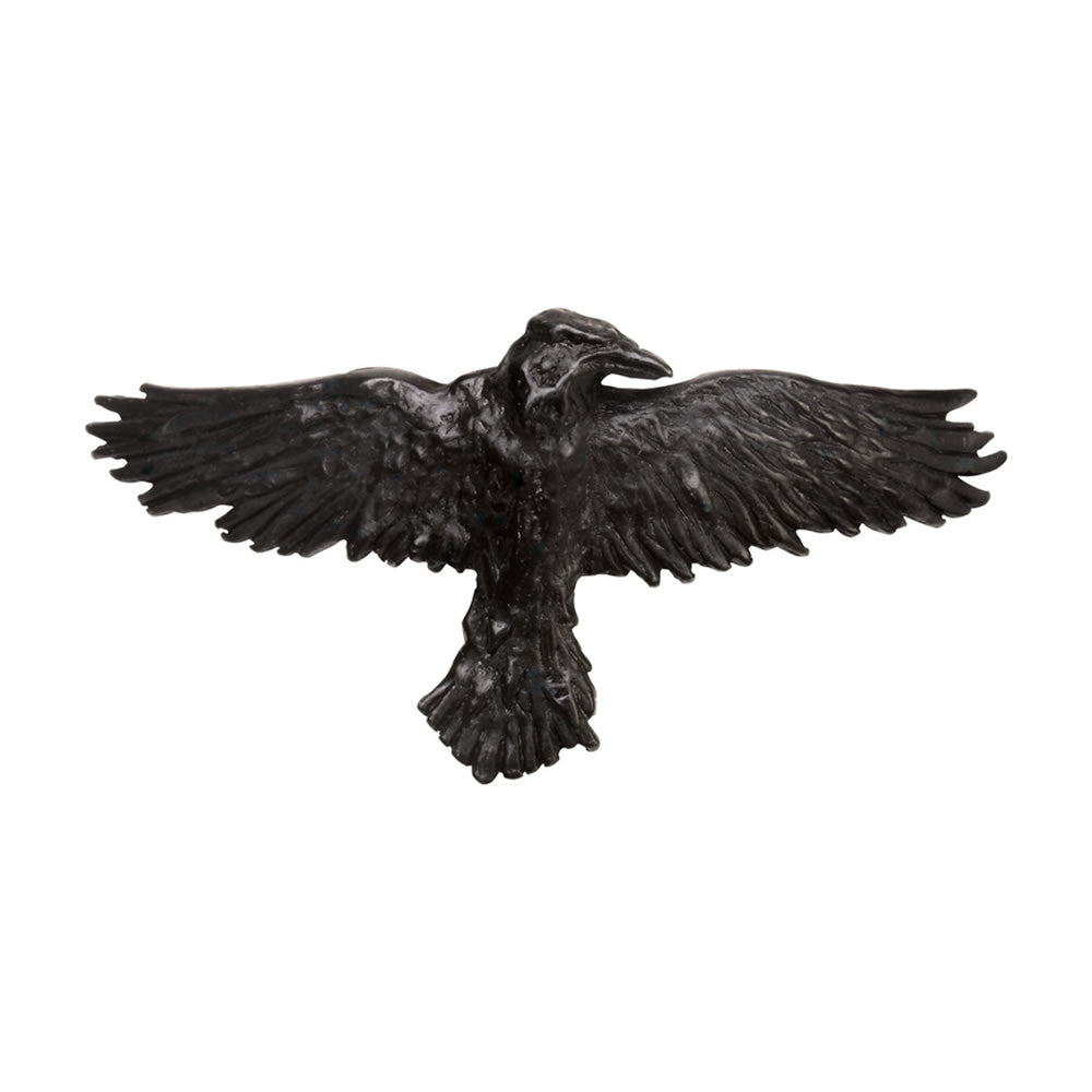Black Raven Hair Slide - Alchemy of England - Flyclothing LLC