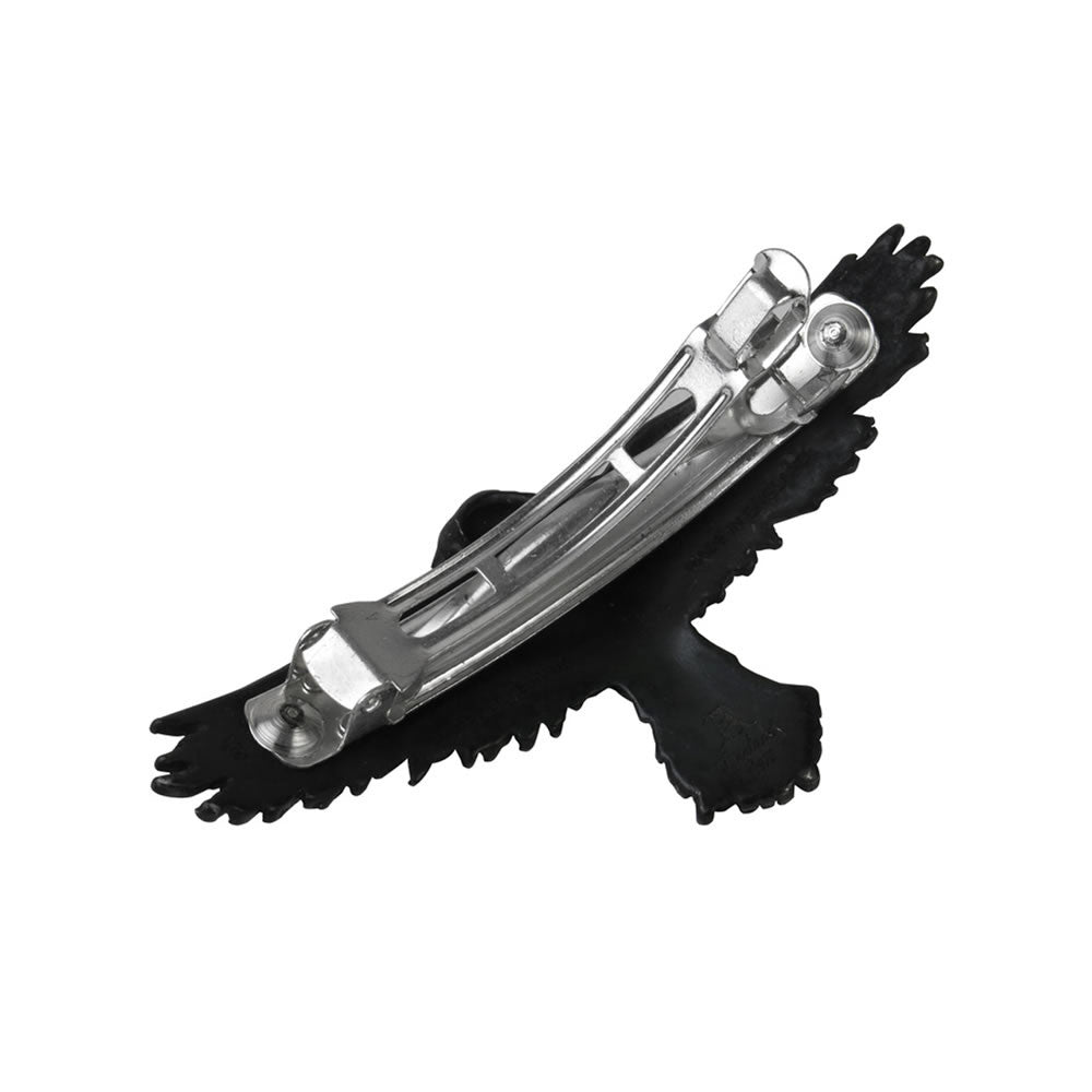 Black Raven Hair Slide - Alchemy of England - Flyclothing LLC
