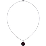 Custom Pink Personalized Name Silver Plated Chain Necklace - BodyCandy - Flyclothing LLC
