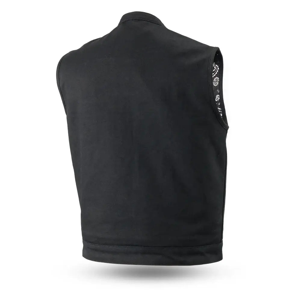 Highland V2 Men's Motorcycle Canvas Vest - First Manufacturing Company - Flyclothing LLC