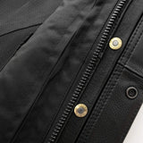 Highside Men's Motorcycle Leather Vest - First Manufacturing Company - Flyclothing LLC