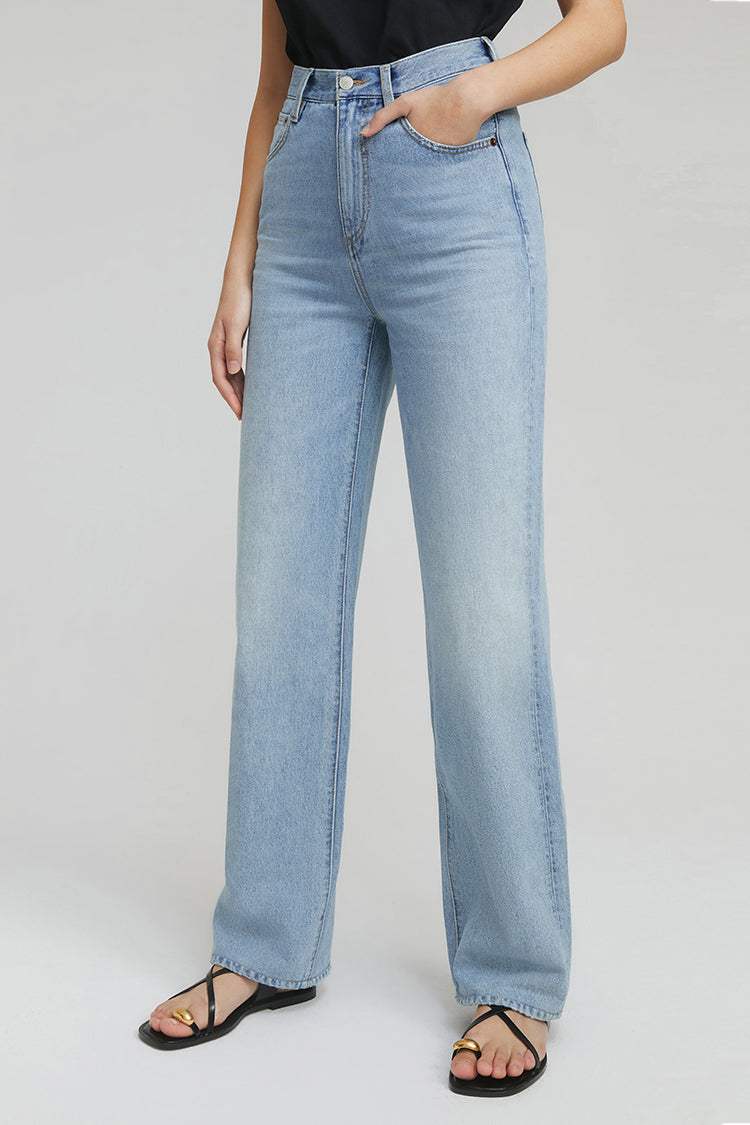 Coney Island Whitefish High Rise Wide Jeans HJ007 - Hey Joanie - Flyclothing LLC