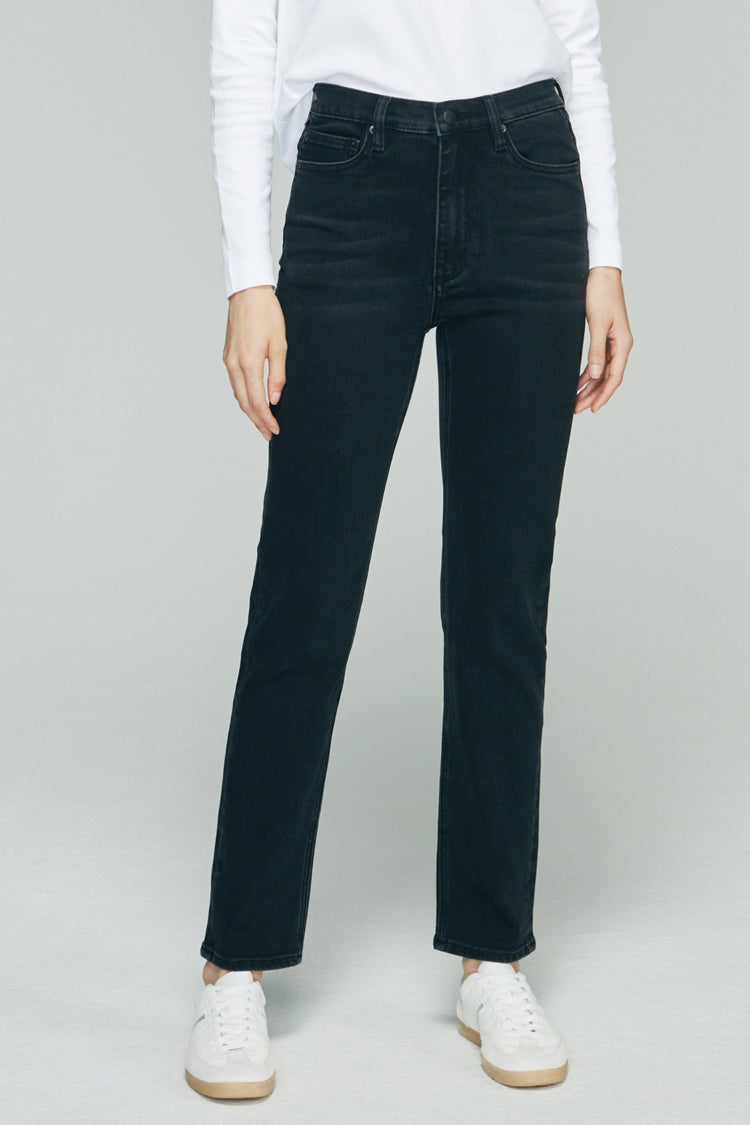 Two Shots High Rise Straight Crop Jeans HJ013 - Hey Joanie - Flyclothing LLC