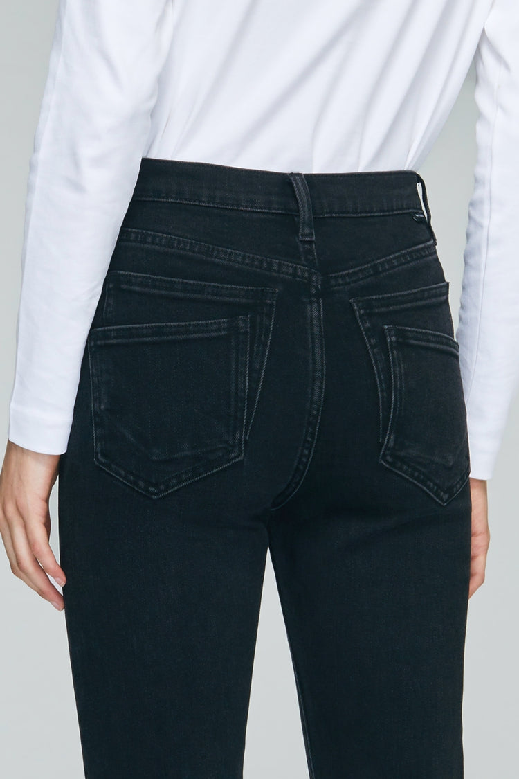Two Shots High Rise Straight Crop Jeans HJ013 - Hey Joanie - Flyclothing LLC