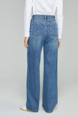 Coney Island Whitefish High Rise Wide Jeans HJ007 - Hey Joanie - Flyclothing LLC