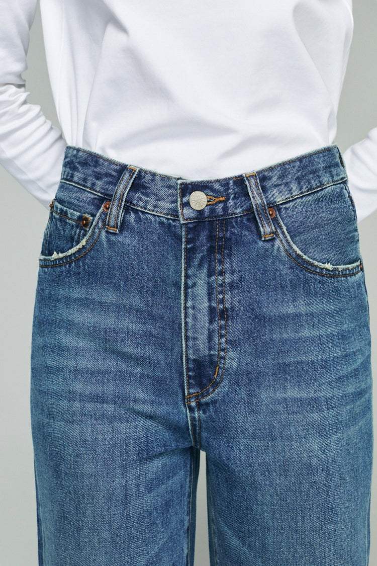 Coney Island Whitefish High Rise Wide Jeans HJ007 - Hey Joanie - Flyclothing LLC