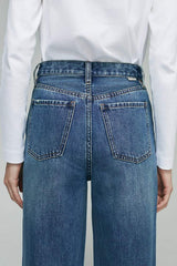 Coney Island Whitefish High Rise Wide Jeans HJ007 - Hey Joanie - Flyclothing LLC
