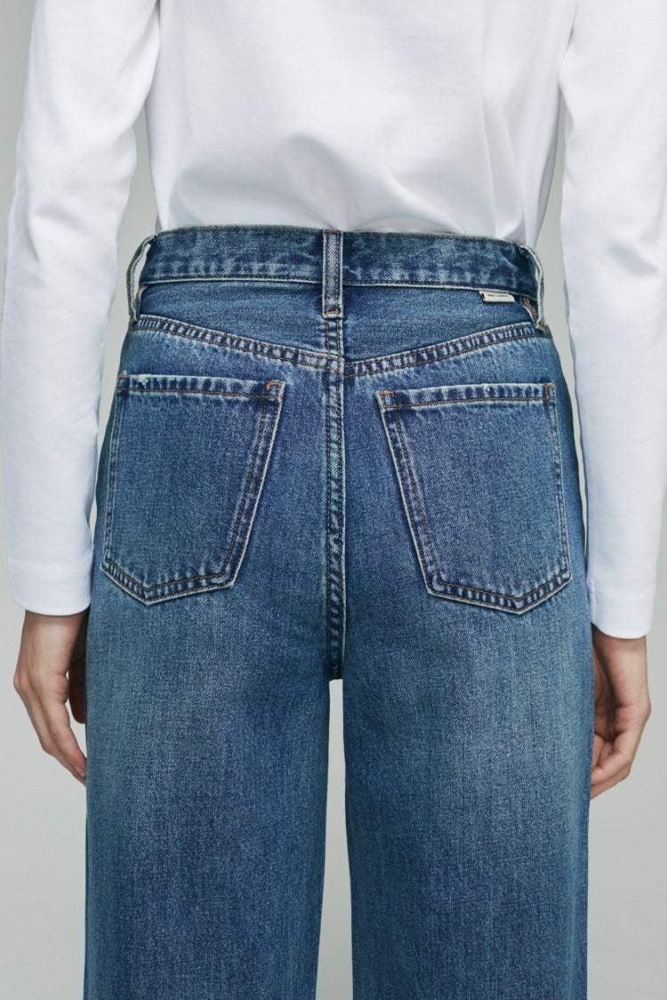Coney Island Whitefish High Rise Wide Jeans HJ007 - Hey Joanie - Flyclothing LLC