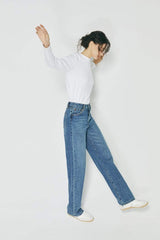 Coney Island Whitefish High Rise Wide Jeans HJ007 - Hey Joanie - Flyclothing LLC
