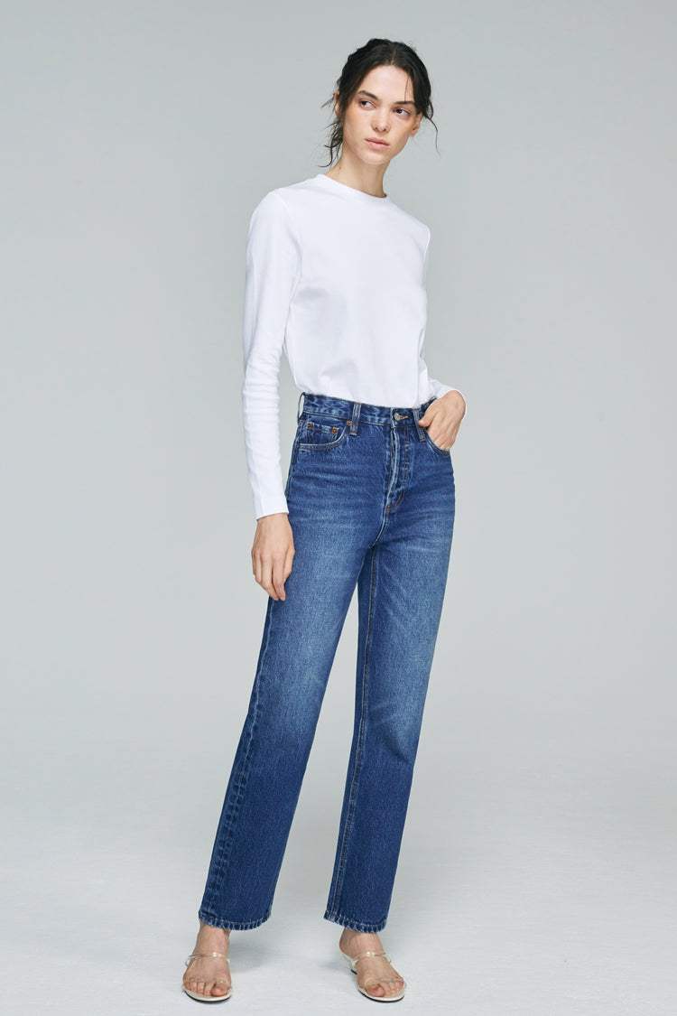 Manhattan High Rise Straight Ankle Jeans HJ160 - Hey Joanie - Flyclothing LLC