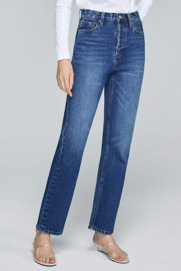 Manhattan High Rise Straight Ankle Jeans HJ160 - Hey Joanie - Flyclothing LLC