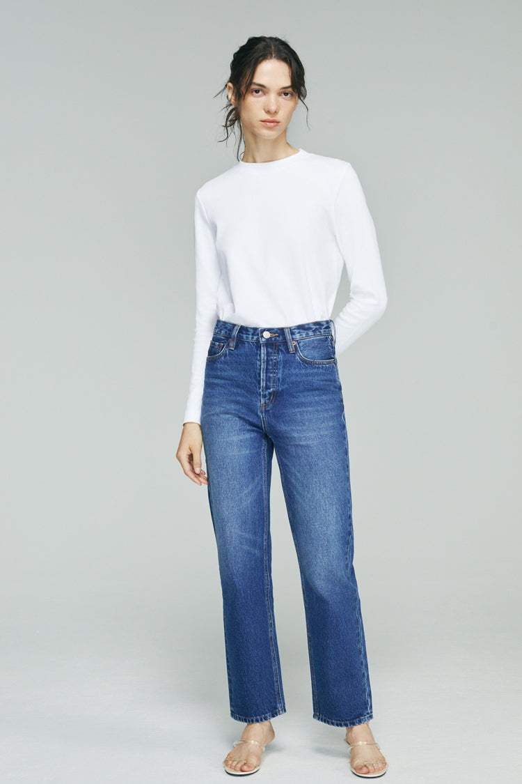 Manhattan High Rise Straight Ankle Jeans HJ160 - Hey Joanie - Flyclothing LLC