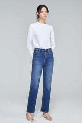 Manhattan High Rise Straight Ankle Jeans HJ160 - Hey Joanie - Flyclothing LLC