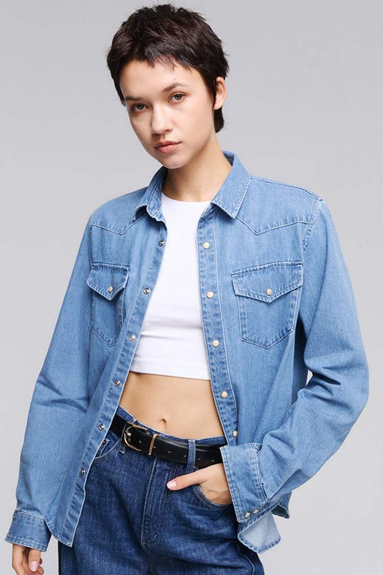 The Freeway Classic Western Shirt HJ908 - Hey Joanie - Flyclothing LLC
