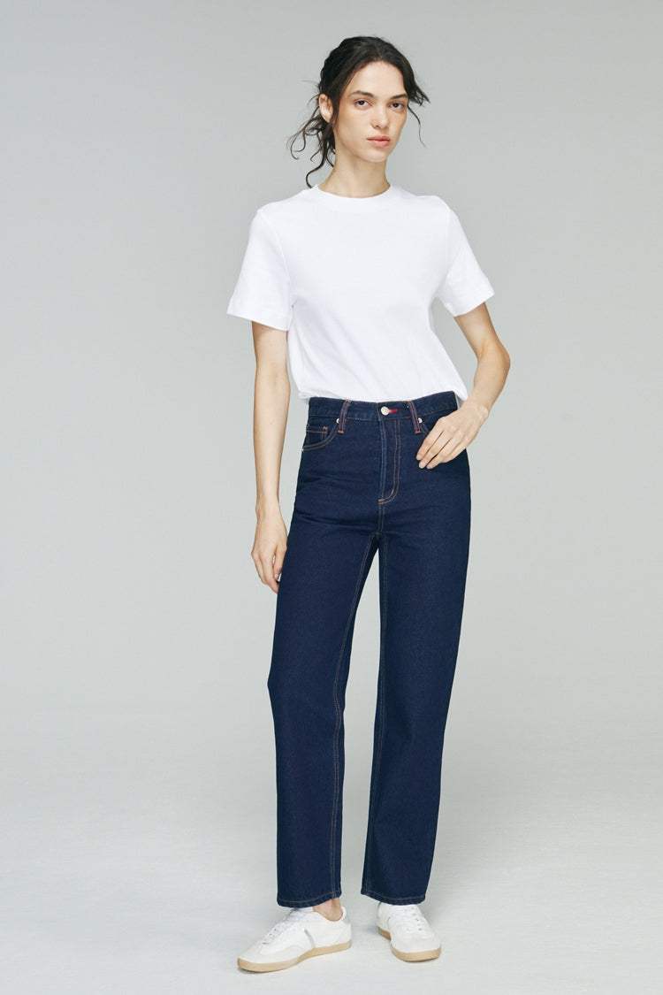 Manhattan High Rise Straight Ankle Jeans HJ160 - Hey Joanie - Flyclothing LLC