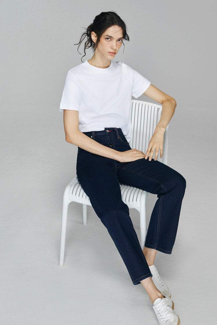Manhattan High Rise Straight Ankle Jeans HJ160 - Hey Joanie - Flyclothing LLC