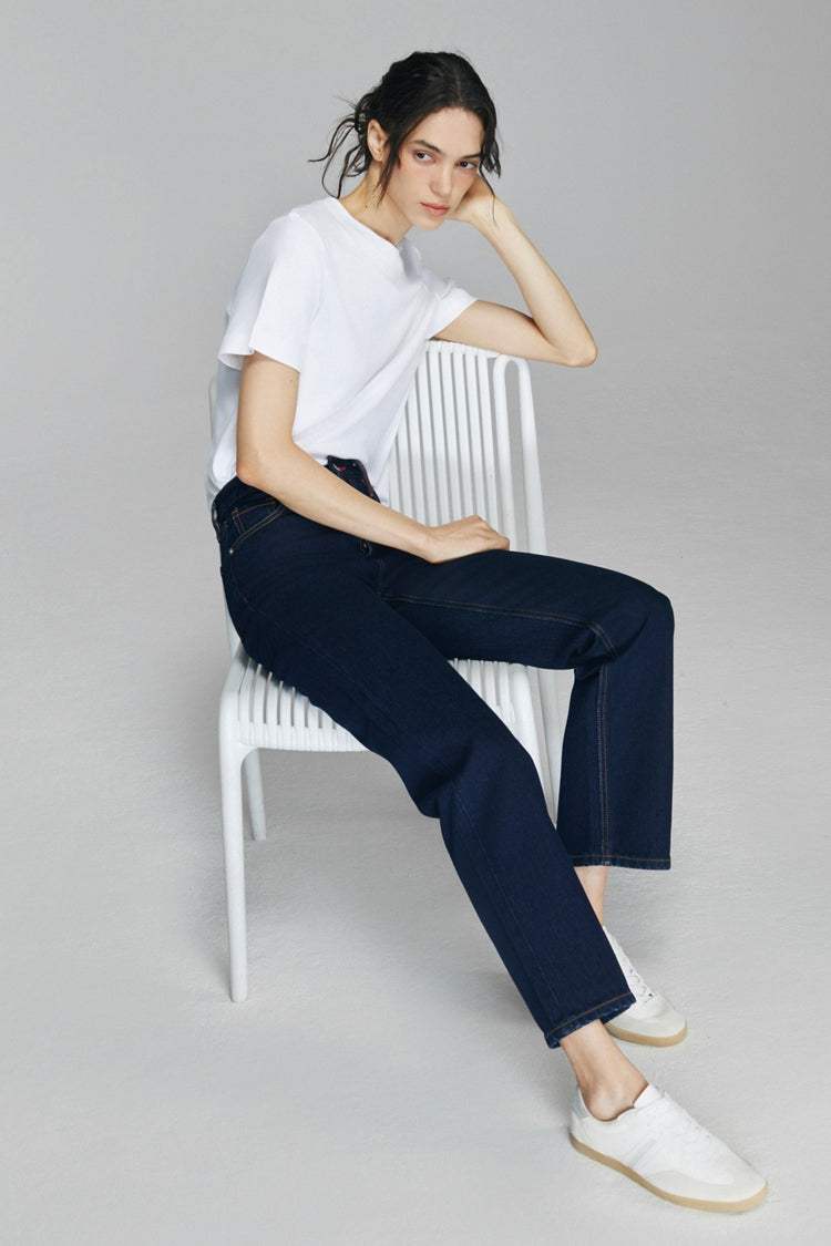 Manhattan High Rise Straight Ankle Jeans HJ160 - Hey Joanie - Flyclothing LLC