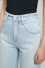 Moon Curve Raw Hem Crop Jeans HJ129 - Hey Joanie - Flyclothing LLC