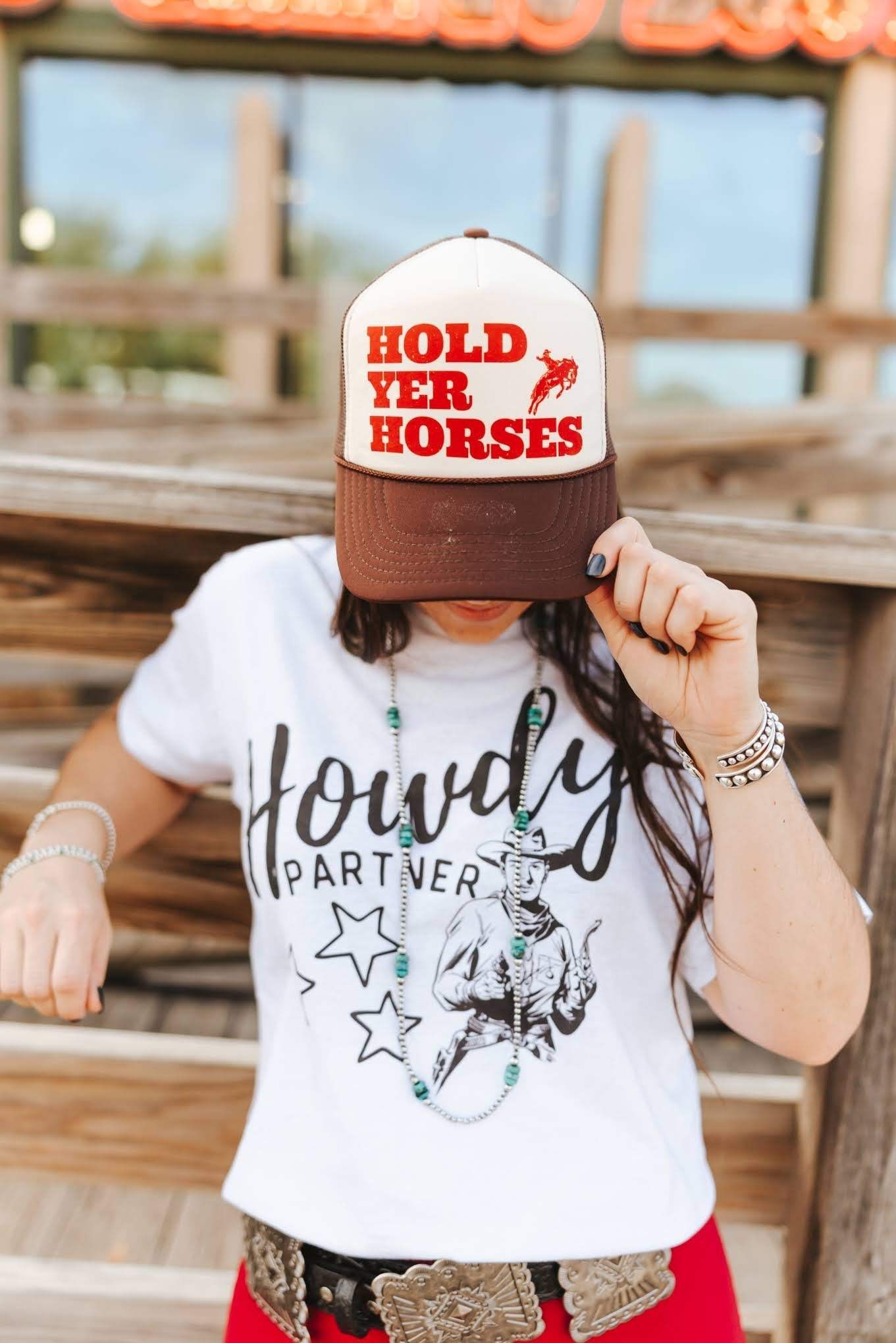 Hold Yer Horses Trucker Hat - Wild Junkie - Flyclothing LLC