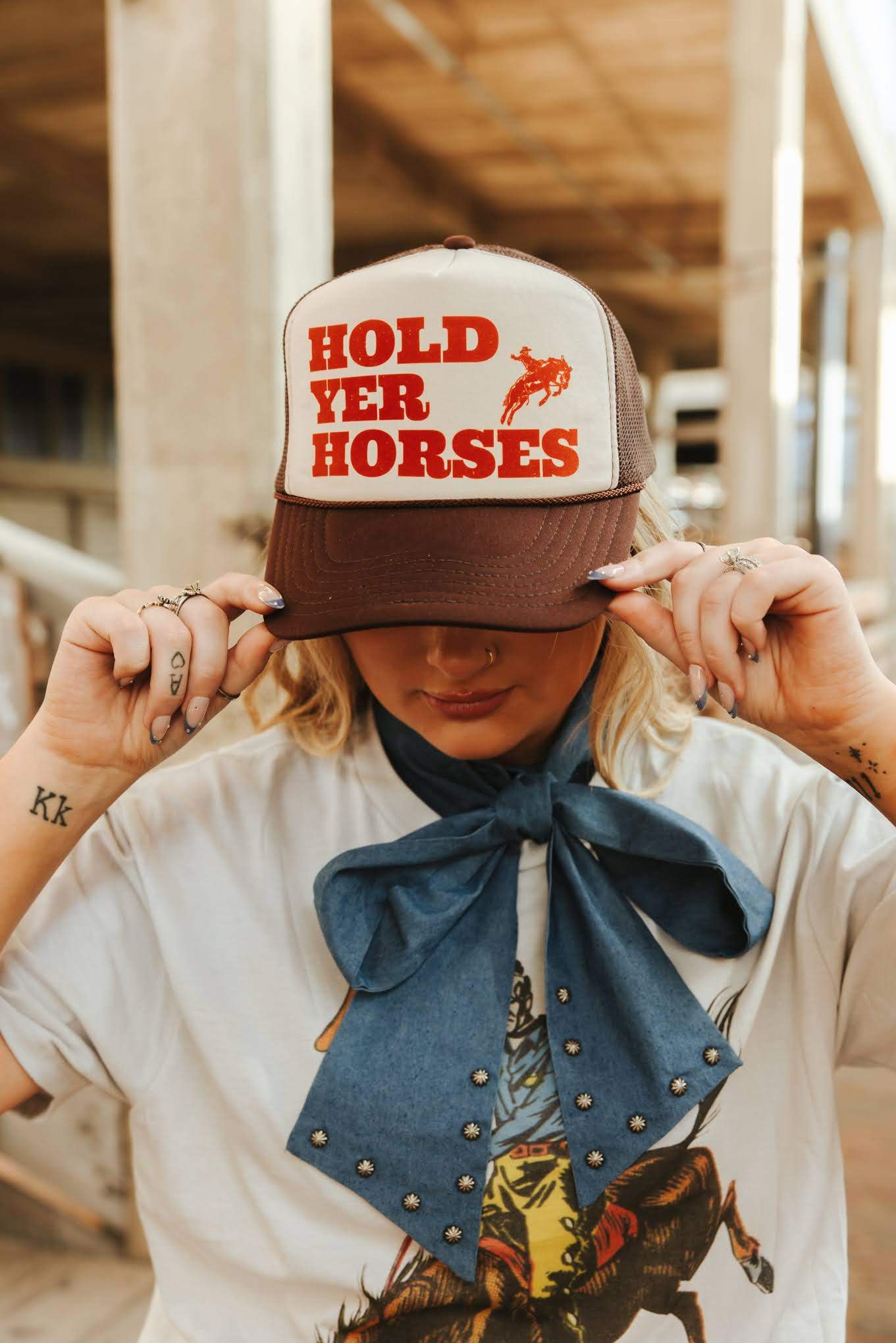 Hold Yer Horses Trucker Hat - Wild Junkie - Flyclothing LLC