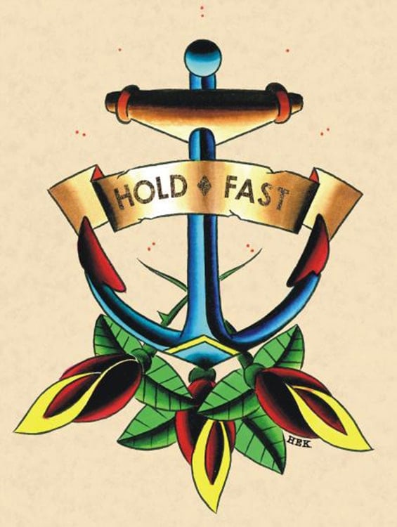 Black Market Art Company Hold Fast Print