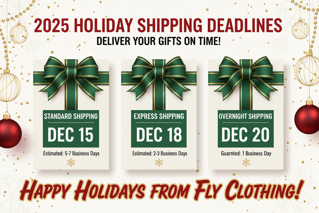 Holiday Shipping Schedule Banner