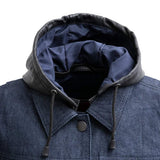 Holli - Motorcycle Denim/Leather Jacket - First Manufacturing Company - Flyclothing LLC