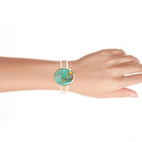 Honey Bee Blue Turquoise Golden Cuff Bracelet - Barse Jewelry - Flyclothing LLC