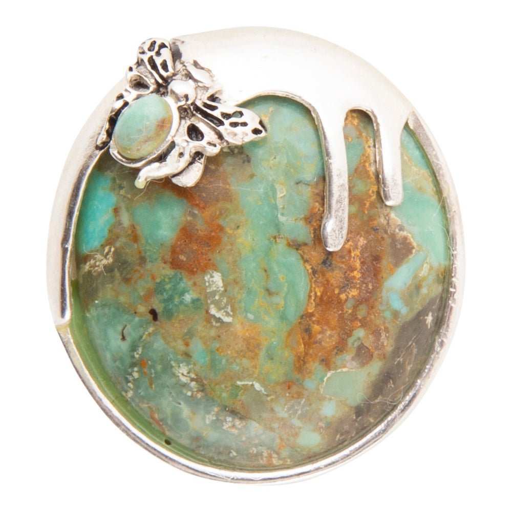 Honey Bee Blue Turquoise Sterling Silver Ring - Barse Jewelry - Flyclothing LLC