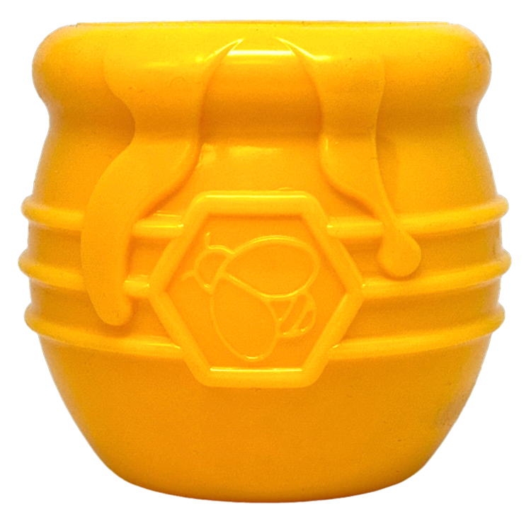 Honey Pot Dog eCup Treat Dispenser | Durable PUP-X Rubber Enrichment Toy | USA Made - SodaPup/True Dogs, LLC - Flyclothing LLC